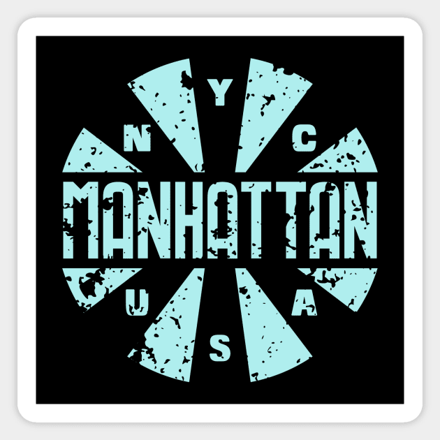 Manhattan Sticker by colorsplash